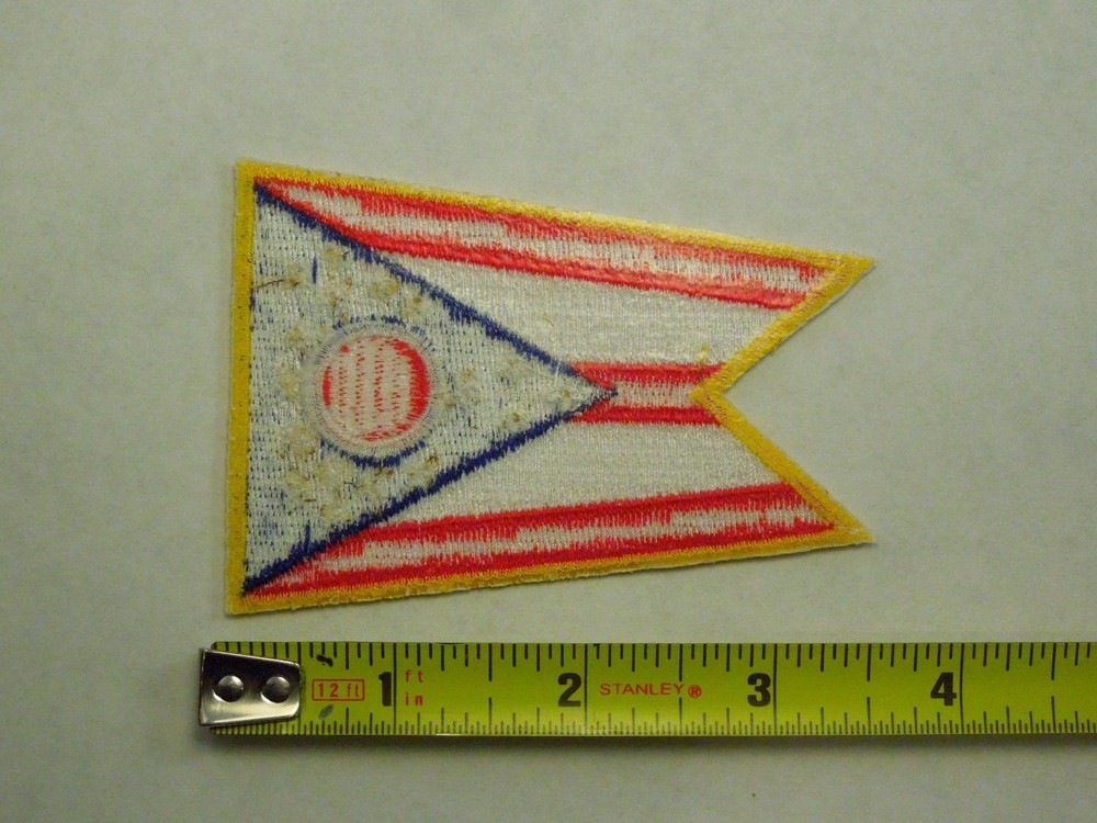 Ohio State Flag Seal Embroidered Iron On Patch