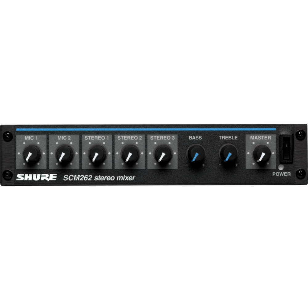 Shure SCM262 Stereo Microphone Mixer
