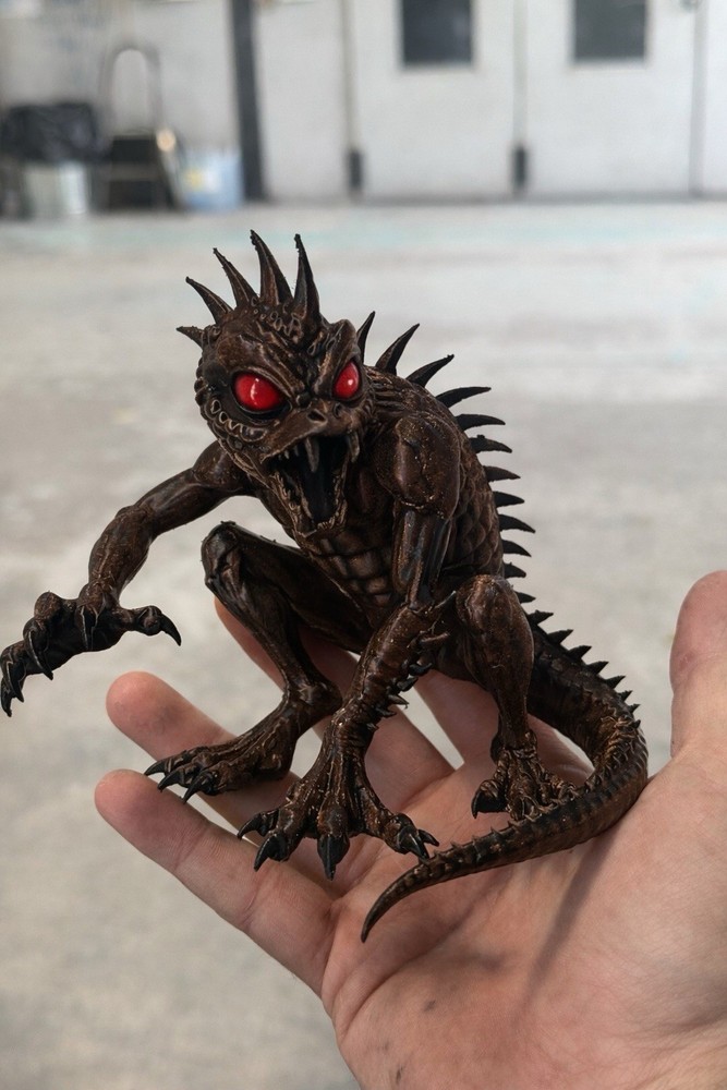 Unpainted Chupacabra Figure Cryptid