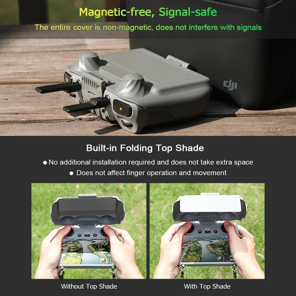 RC 2 Protective Sun Hood Kit with Screen Protector for DJI Mini 5 Pro/Mini 4 Pro