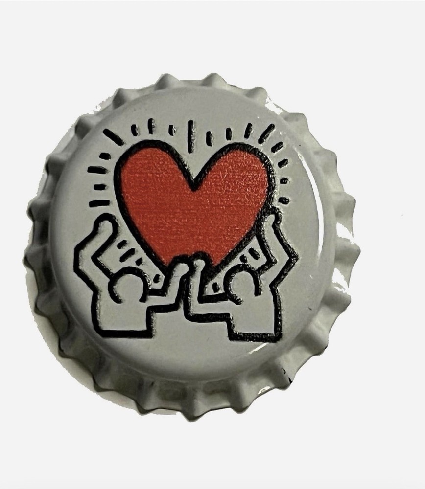Keith Haring Heart Enamel Pin