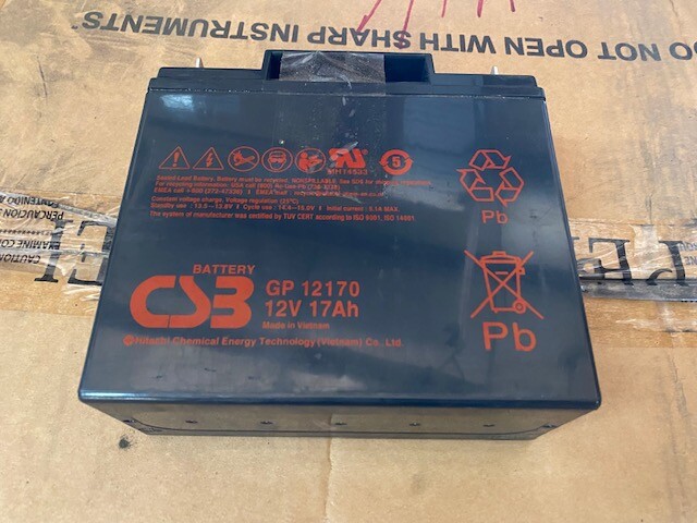 CSB GP12170 12V 18Ah UPS  Battery