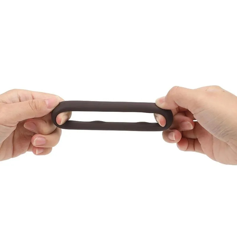 Maia Gunner Liquid Silicone Construction C Ring-Chocolate