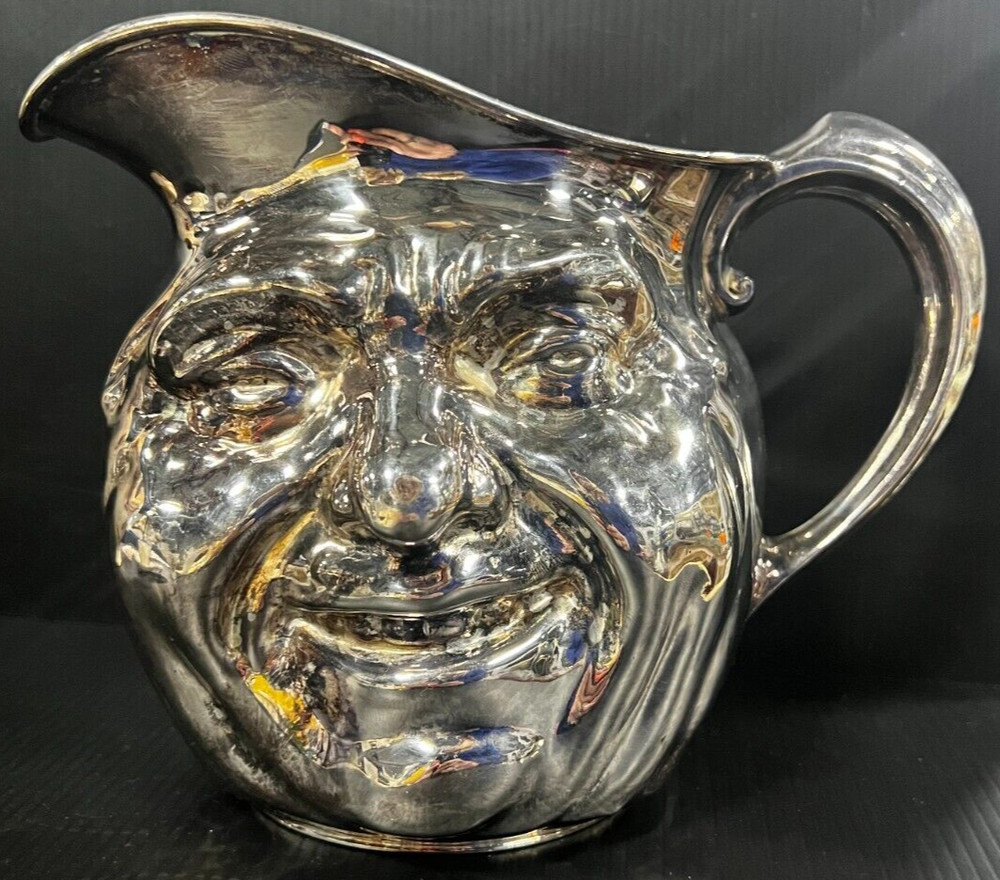 REED & BARTON SUNNY JIM SILVERPLATE PITCHER