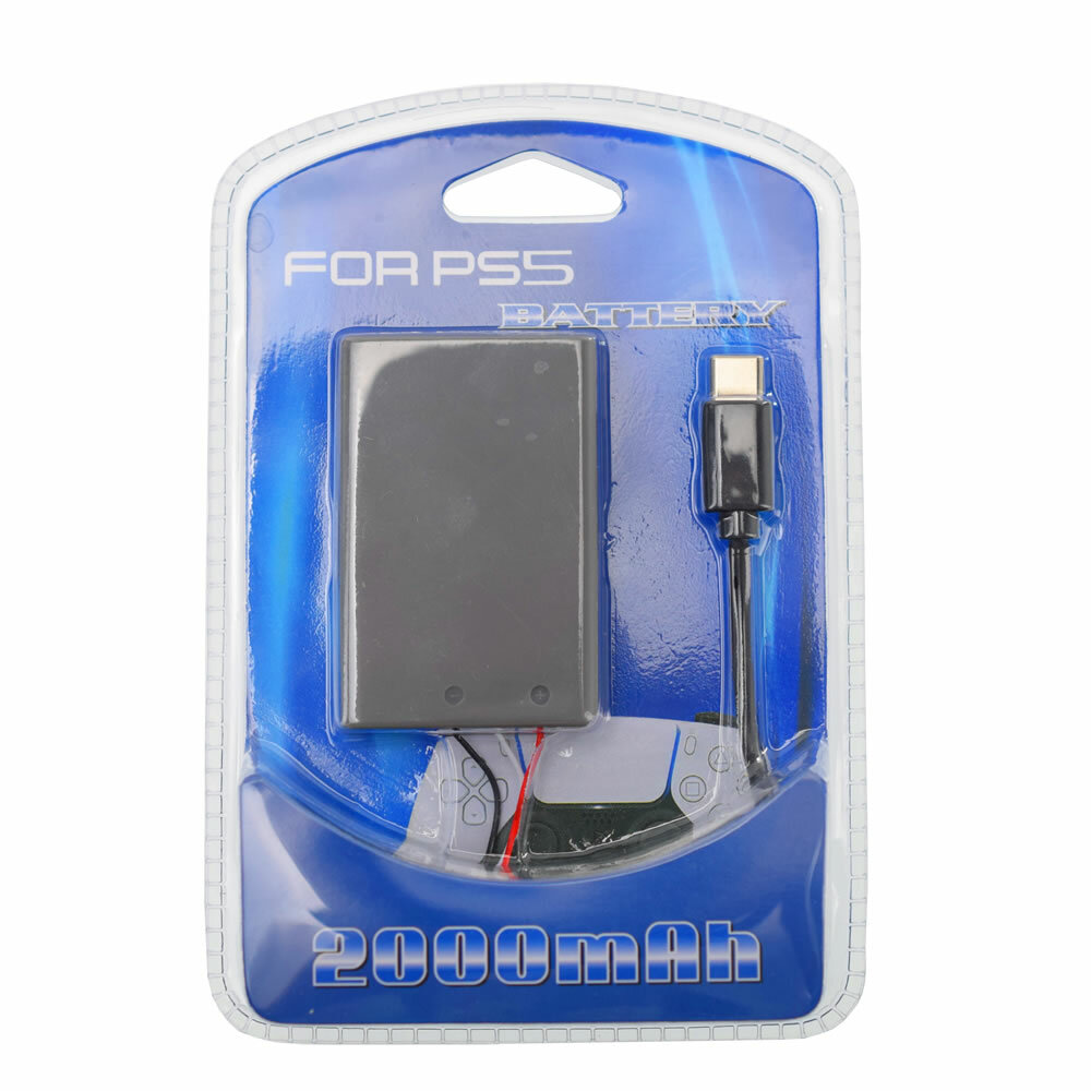 2000mAh Battery Replace For Sony PS5 PlayStation 5 Controller+USB Charging Cable