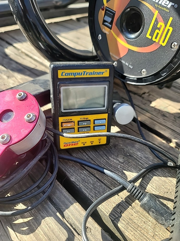 RacerMate CompuTrainer full setup Controller + Generator, front wheel stand