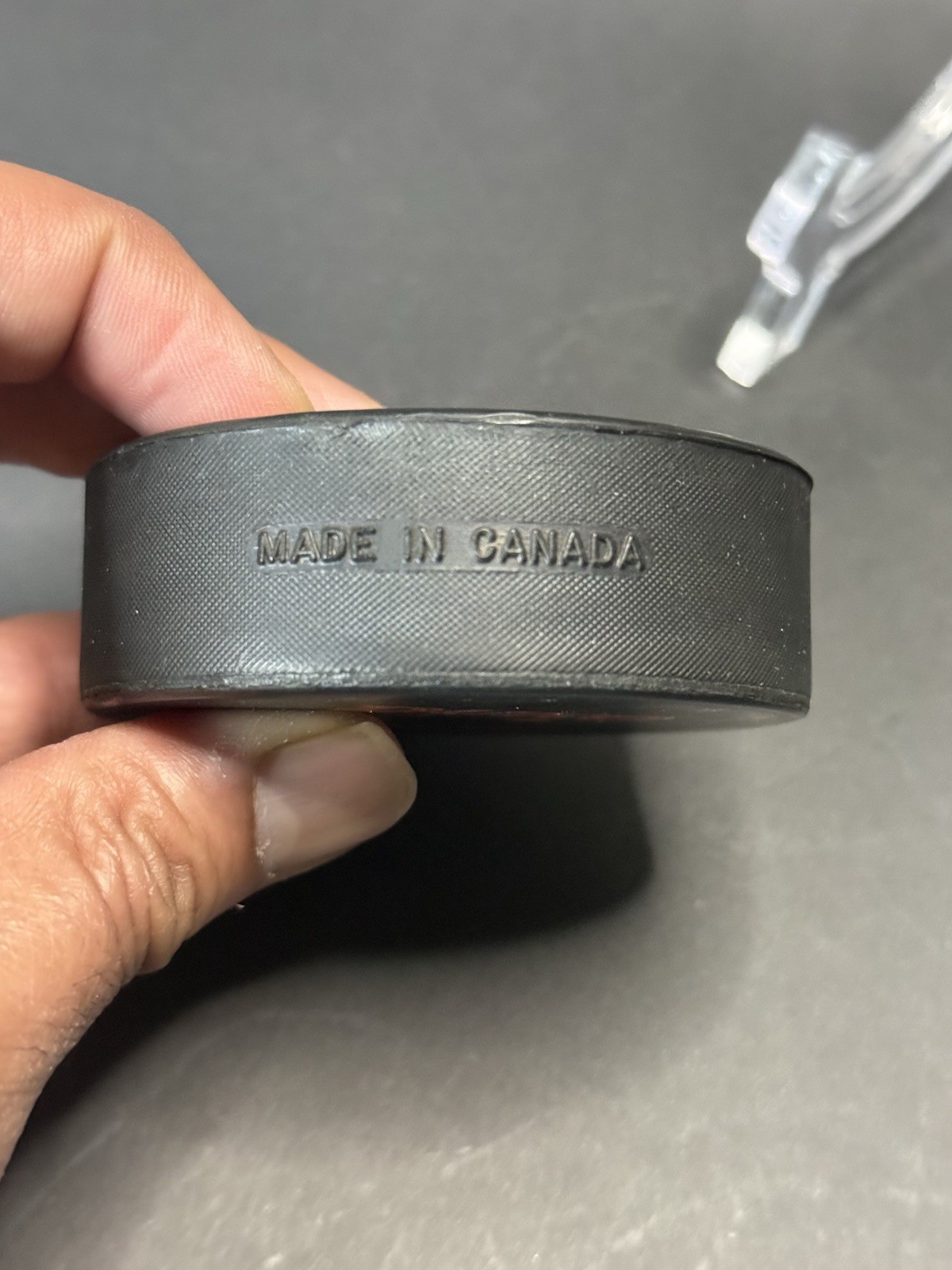 Vintage Pittsburgh Penguins 1970s DUKE BEER HOCKEY PUCK