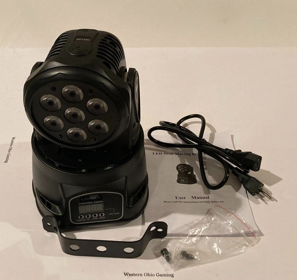 LED Mini Moving Head DJ Light USED READ