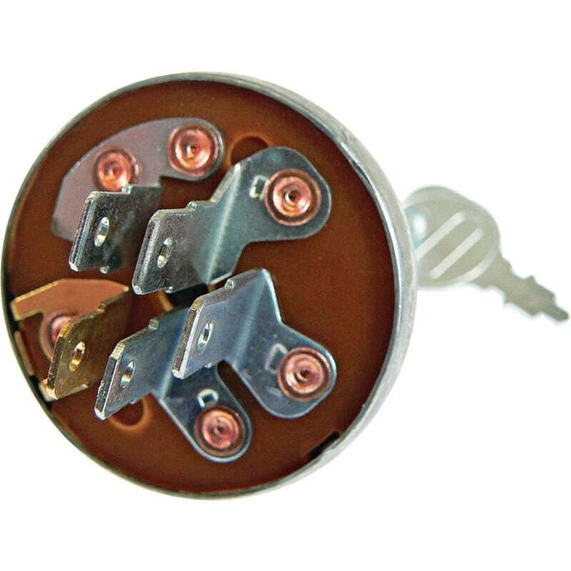 Ignition Switch 5/8" Threaded Stem 3 Positions 5 Terminals Compatible Parts