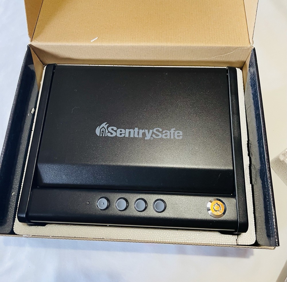 SentrySafe QAP1E Quick Access Handgun Safe for Pistols Black