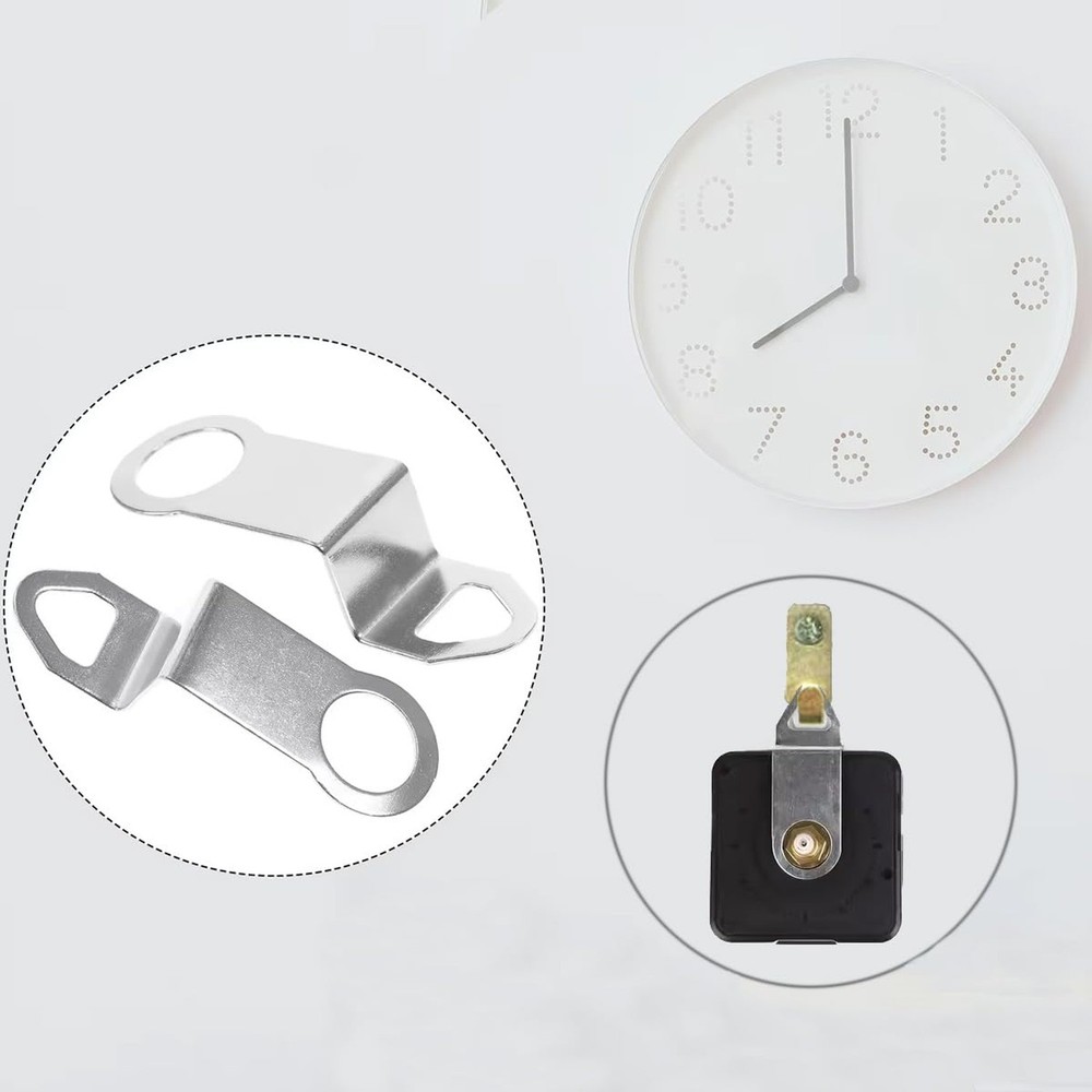 6-Piece Wall Clock Hooks,Clock Movement Replacement Hook,Clock Mechanism Hang...
