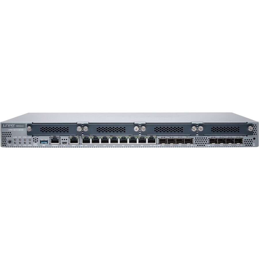 Juniper Model SRX340 Security Appliance With Rack Mounts Bundle