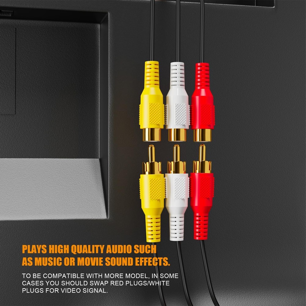 PANPEO AV Adapter, Video Component Adapter Cable Replacement for TCL 9in