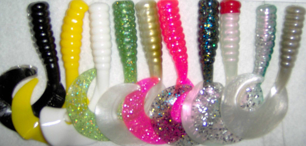 6" KALIN'S MOGAMBO GRUB FISHING LURES CHOICE OF COLOR AND QUANTITY