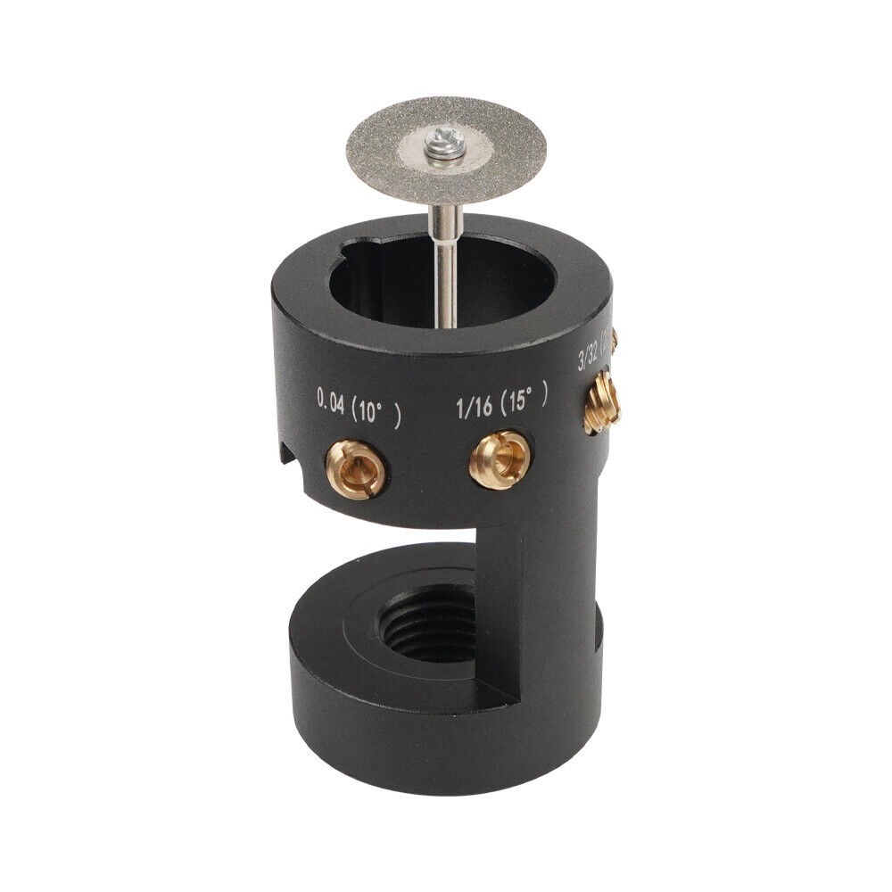 TIG Welding Tungsten Sharpener Grinder Multi-Angle &4 Guides Offsets Head Tool#