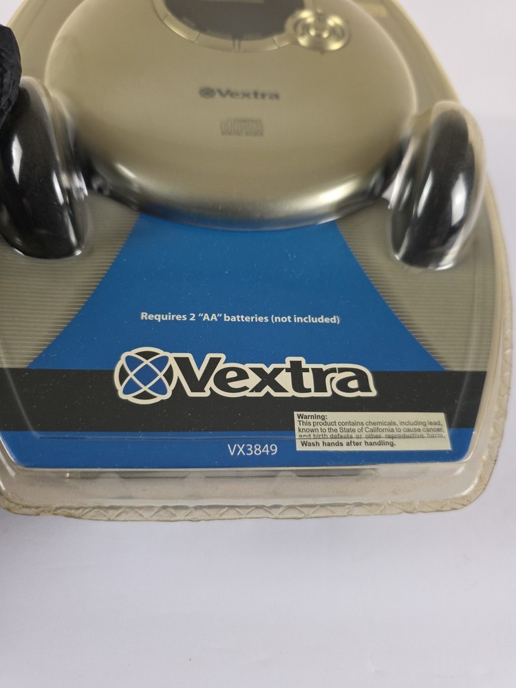 Vintage Vextra CD Player NEW/SEALED Programmable Memory Silver