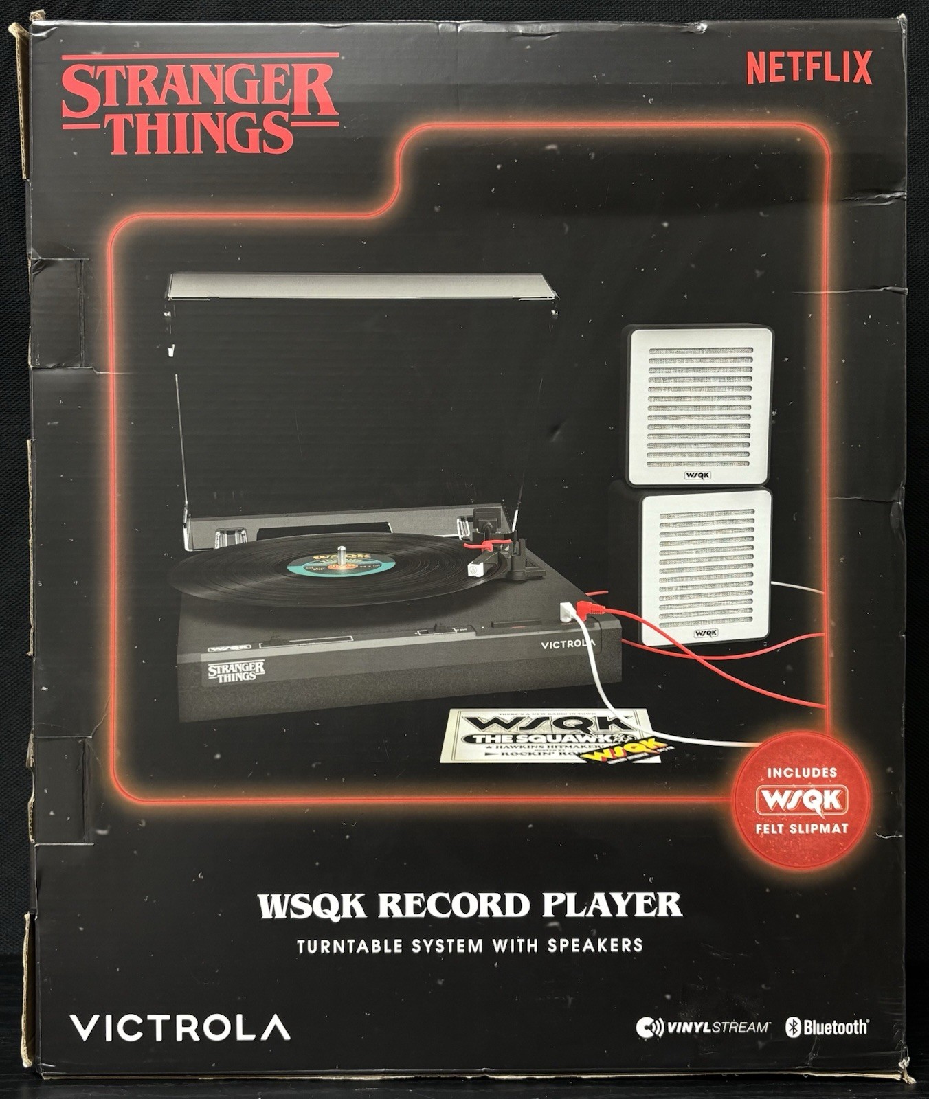 STRANGER THINGS Victrola WSQK Record Turntable Speakers Netflix SEE DETAILS