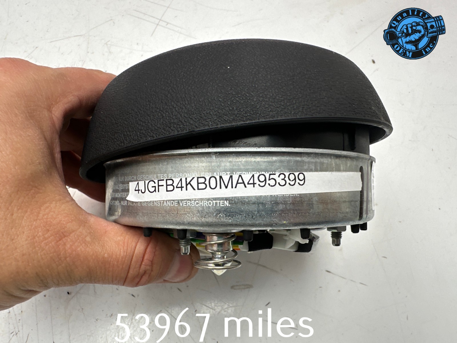 20-23 MERCEDES A CLA EQB GLA GLB GLC GLE FRONT LEFT DRIVER STEERING WHEEL AIRBAG