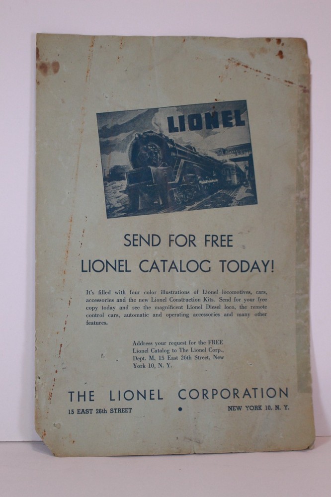 Lionel Remote Control No. 022 Switches Instructions