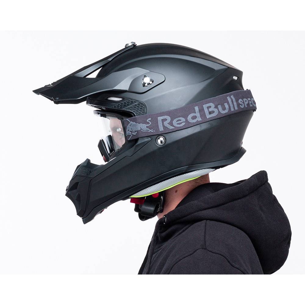 Red Bull Spect Whip MX Dirt Bike Goggles w Nose Guard For Motocross ATV Off-Road