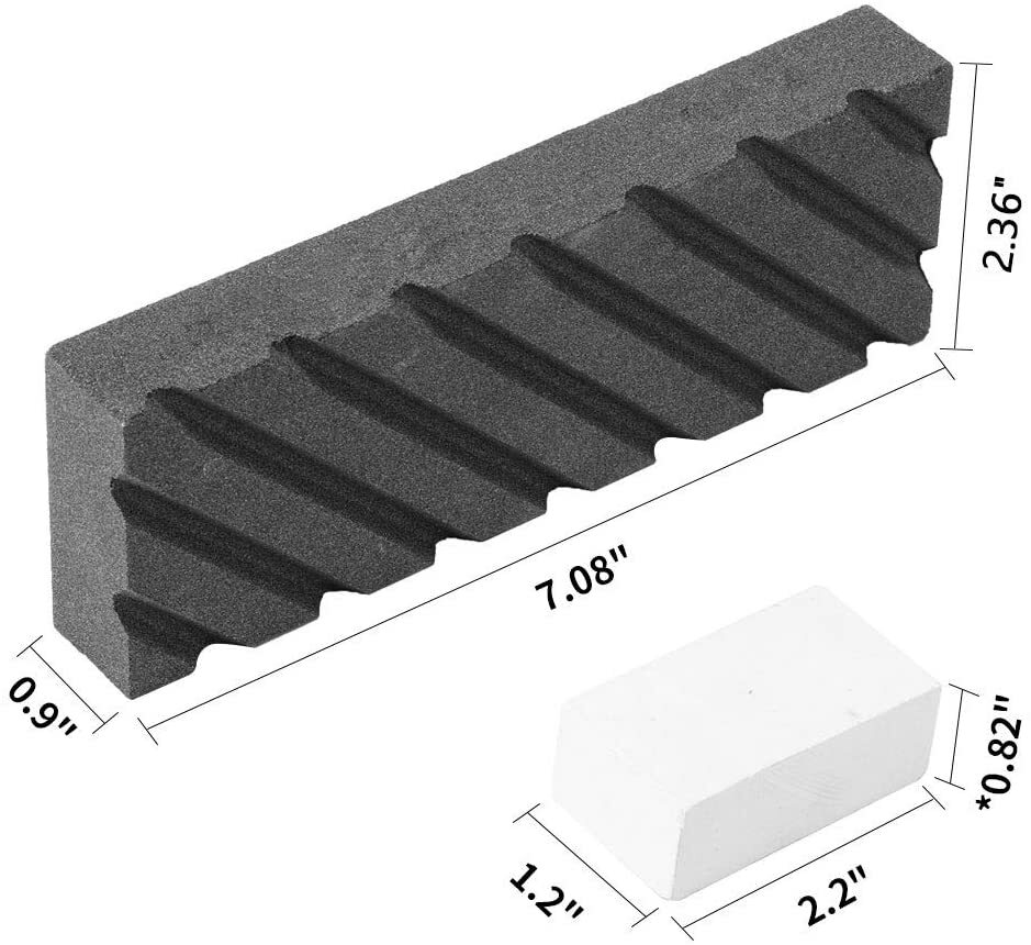 SAT 9PCS Knife Sharpening Water Stone Dual Whetstone Set 400 1000 3000 8000 Grit