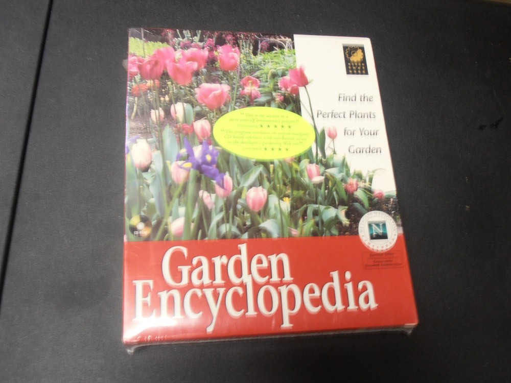Garden Encyclopedia (PC, 1996) Factory Sealed