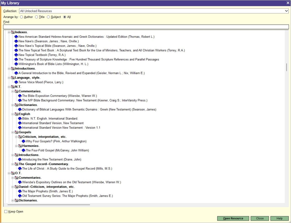 Logos Bible Scholar's Library software (DVD for Windows)