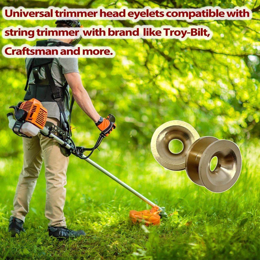 String Trimmer Head Eyelet Trimmer Head Eyelet Sleeves Replacement Weed Eater...