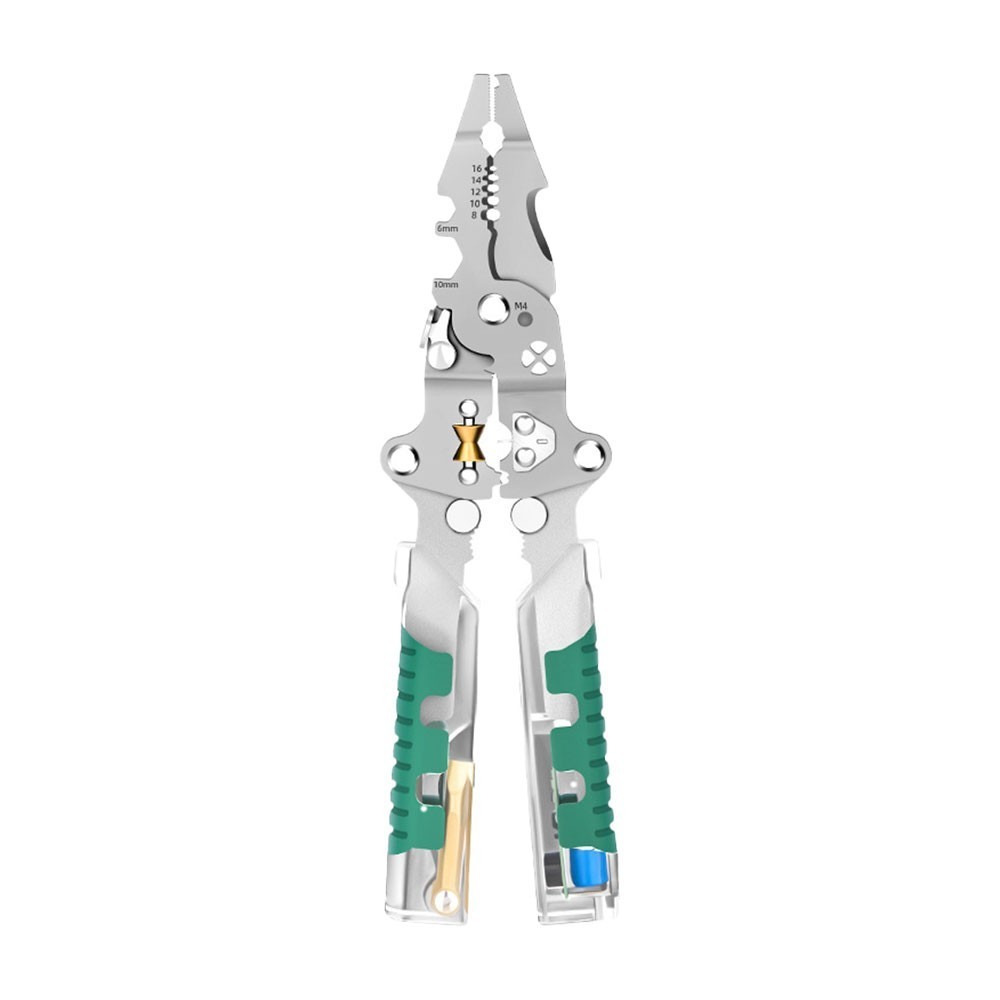 DIY Portable Multi-Functional Fold Wire Stripper Scissor With Electrical Test US