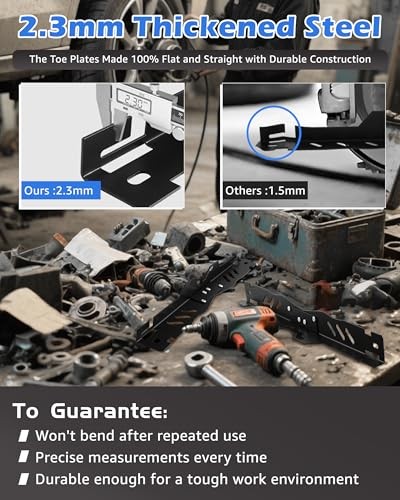 Heavy Duty Wheel Alignment Tool Kit, Toe Alignment Tool with Thickened Black