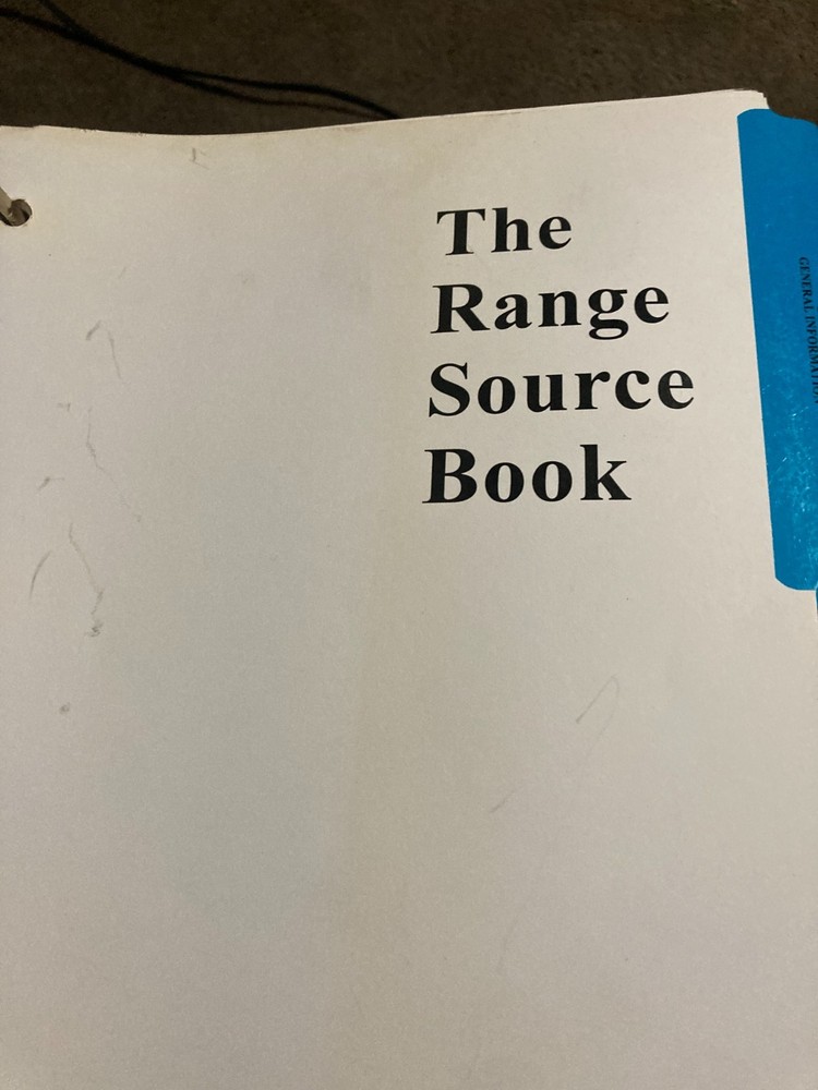 NRA Range Source Book