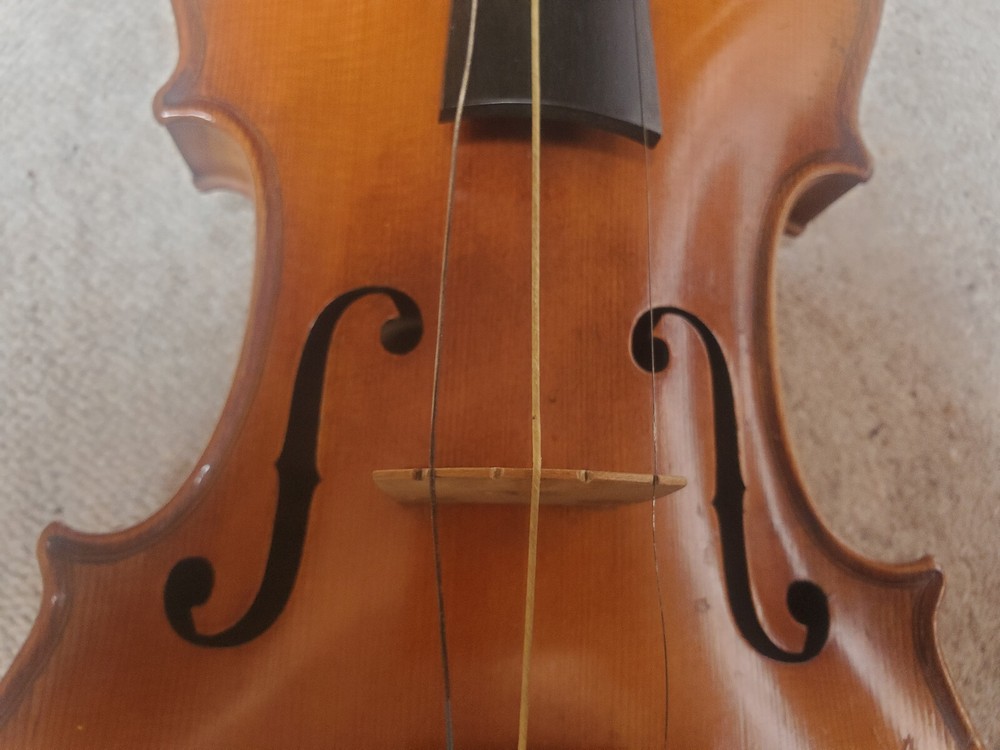 Beautiful old 4/4 Violin violon "Stainer", deeply flamed BACK