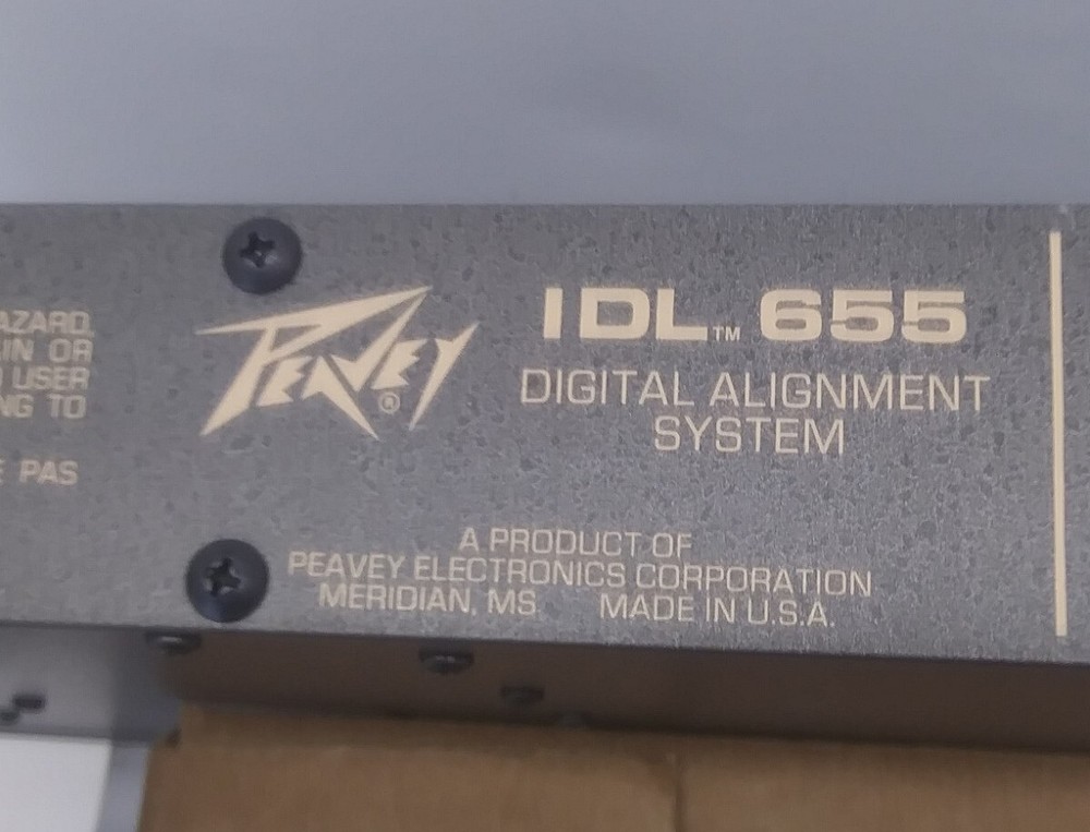 Peavey IDL 655 Digital Alignment System ~Tested & Working~