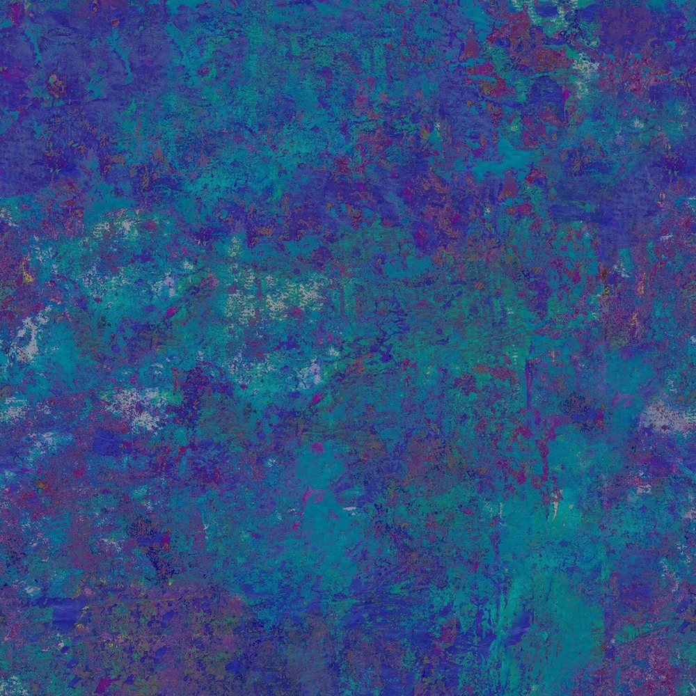 Multi Color Painter's Joy Digital Collage, Clothworks 44" Wide BTY