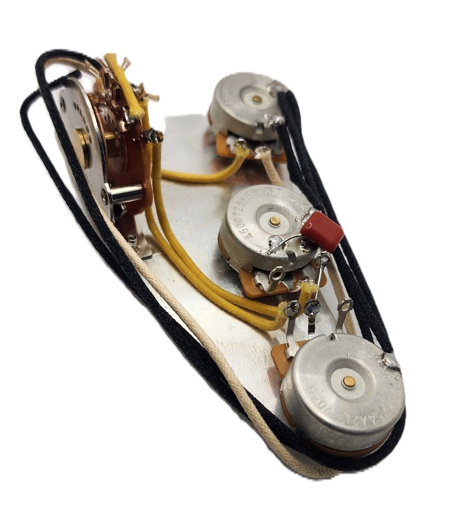 Replacement Harness for Stratocaster 1957 Pre-Wired 3-Way Switch Control Plate