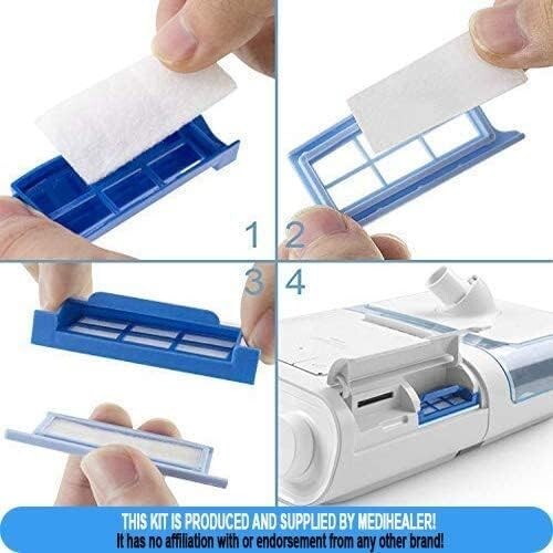 52PCS CPAP Filter Kit Compatible with DreamStation 1 Includes 22 Pollen Filter