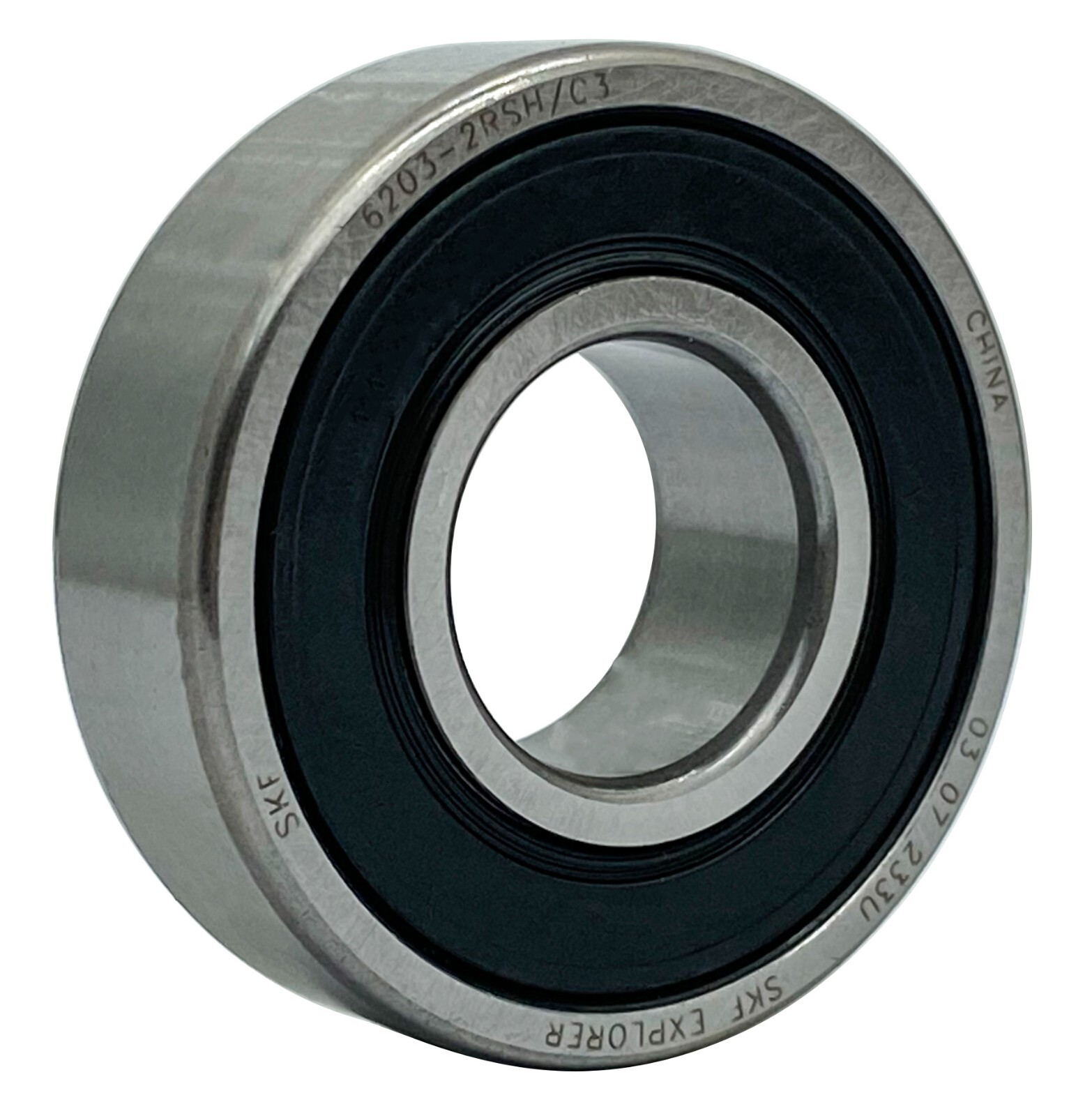 2PACK SKF 6203-2RSHC3 6203-2RS 17X40X12MM Double Rubber Seal Bearings 6203RS