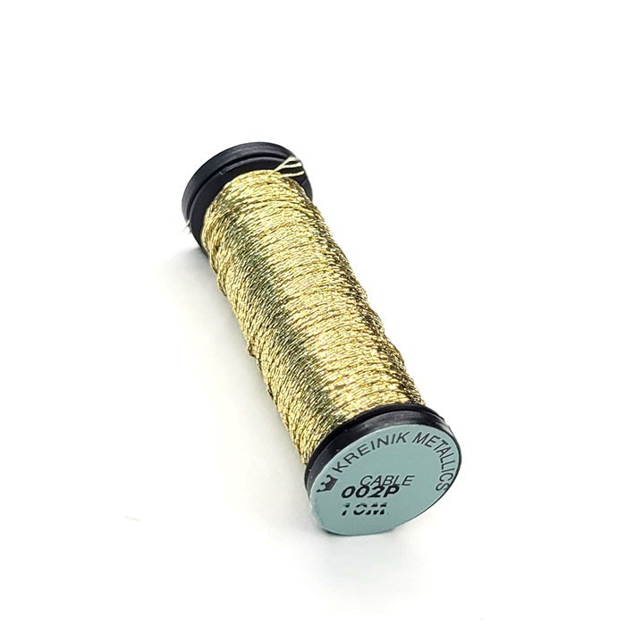 Kreinik Thread Cable 002P #1 Gold Cable