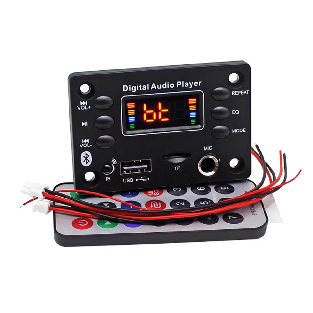 D136BT Bluetooth MP3 Player Speaker MP3 Module Decoder Board With Microphone