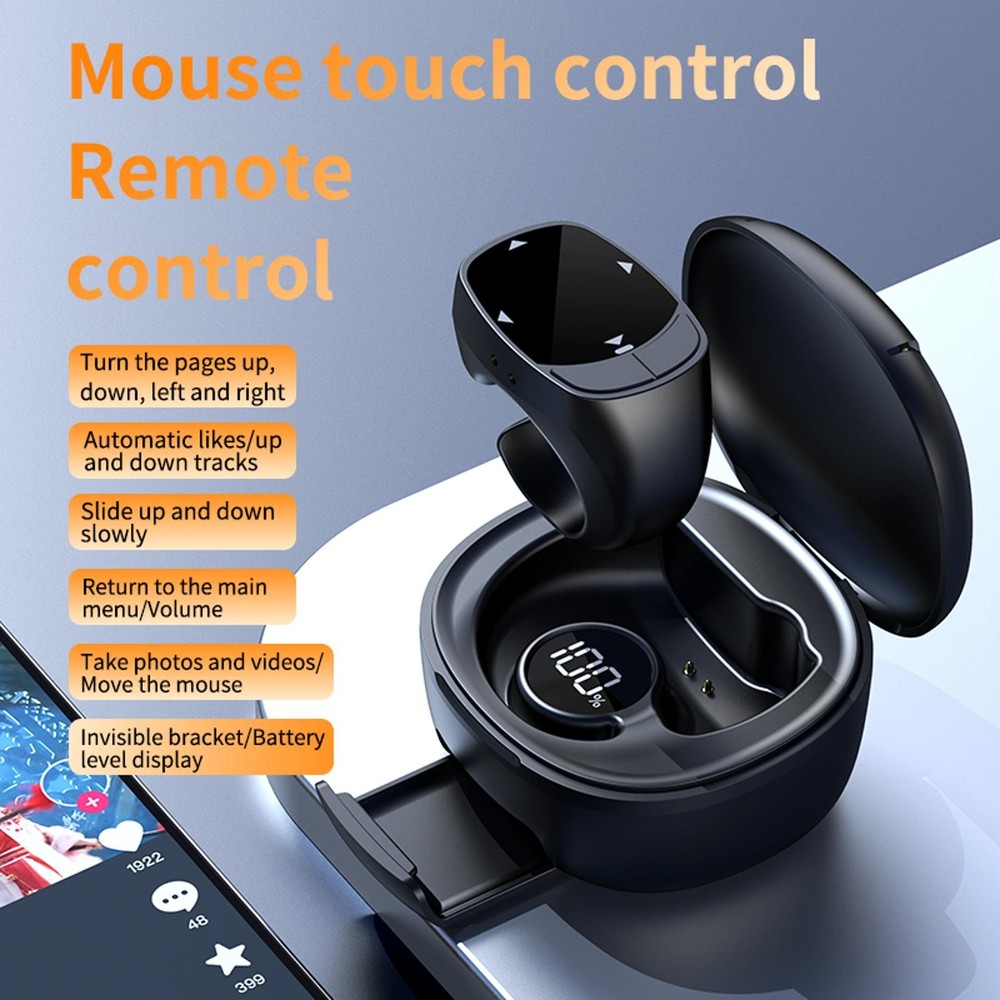 Cell Phone Finger Ring Remote Control Automatic Selfie Video Remote Controller