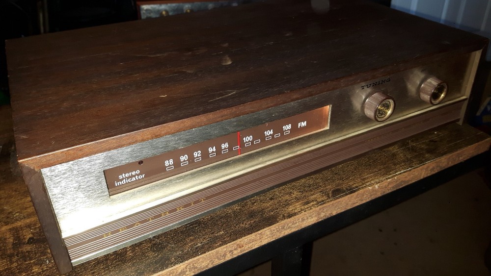 Heathkit TFM-1 Stereo tuner. Working.