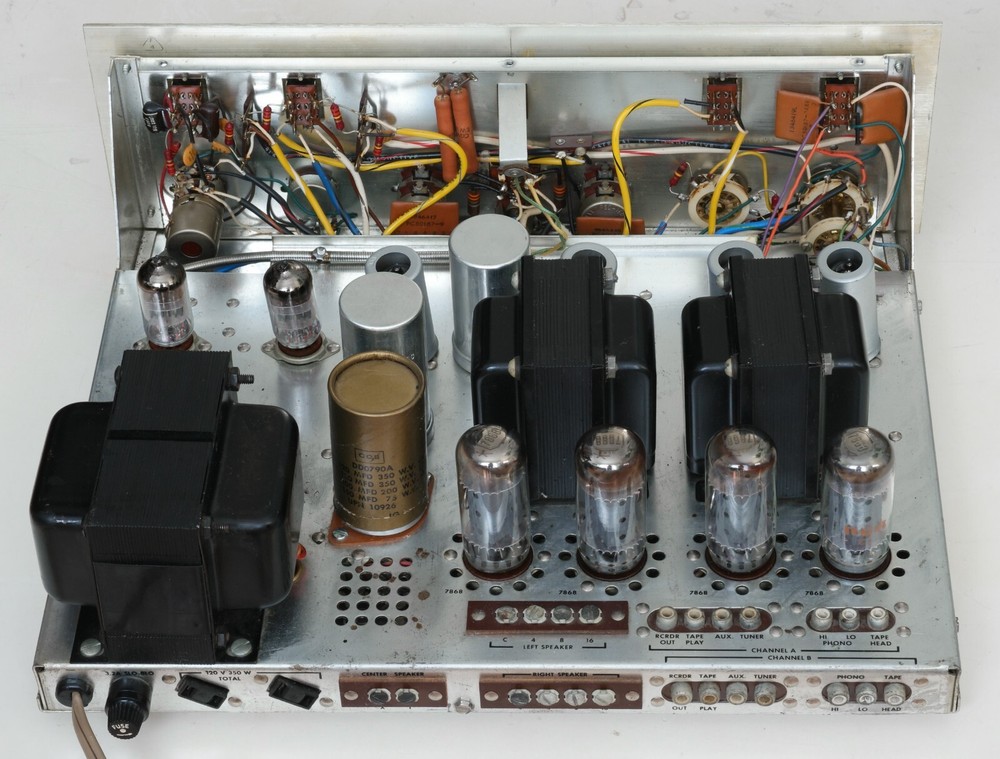 Fisher X-100-B Stereo Master Control Amplifier : Good Working Condition!!!