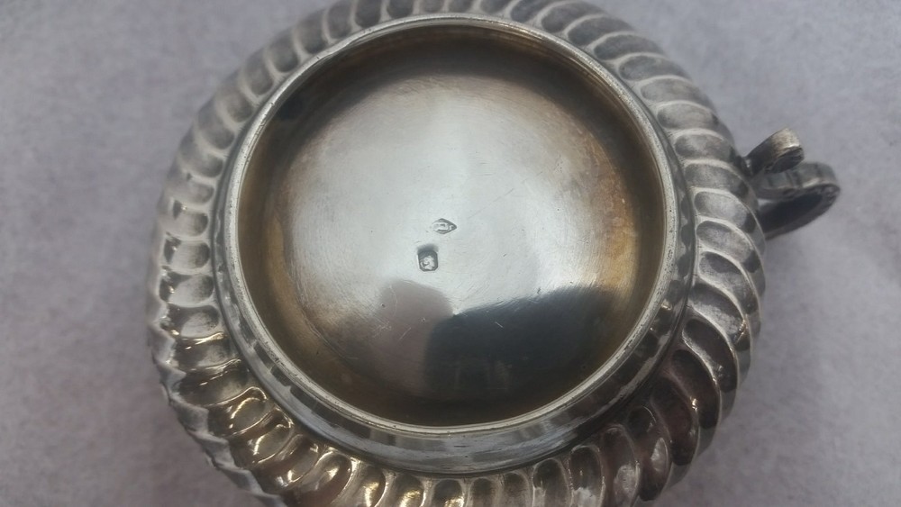 FRENCH STERLING SILVER CUP WITH HANDLE DIDI