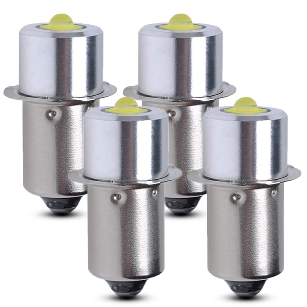 (4) 19.2 VOLT Flashlight Worklight Replacement White LED Bulbs 19v for CRAFTSMAN