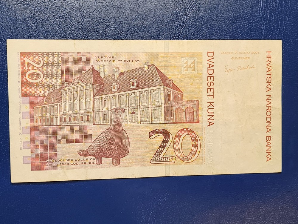 Croatia - 20 Kuna 2001 - BANKNOTES
