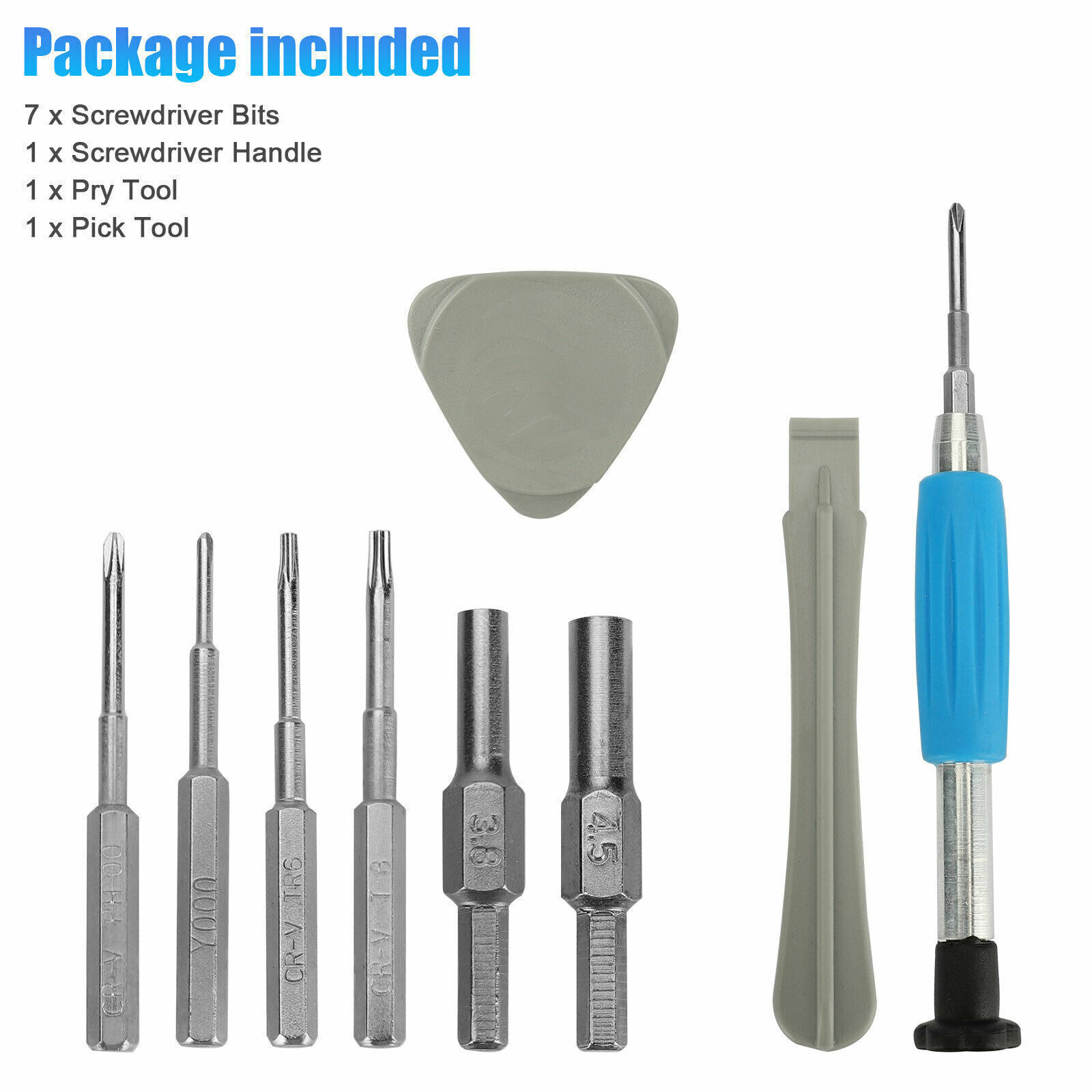 For Nintendo Switch SNES N64 NES Wii Triwing Screwdriver Repair Tool Kit 10 in 1