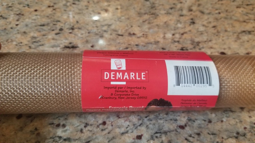 Silpat Rectangle Half Size Non-Stick Baking Mat - Orange