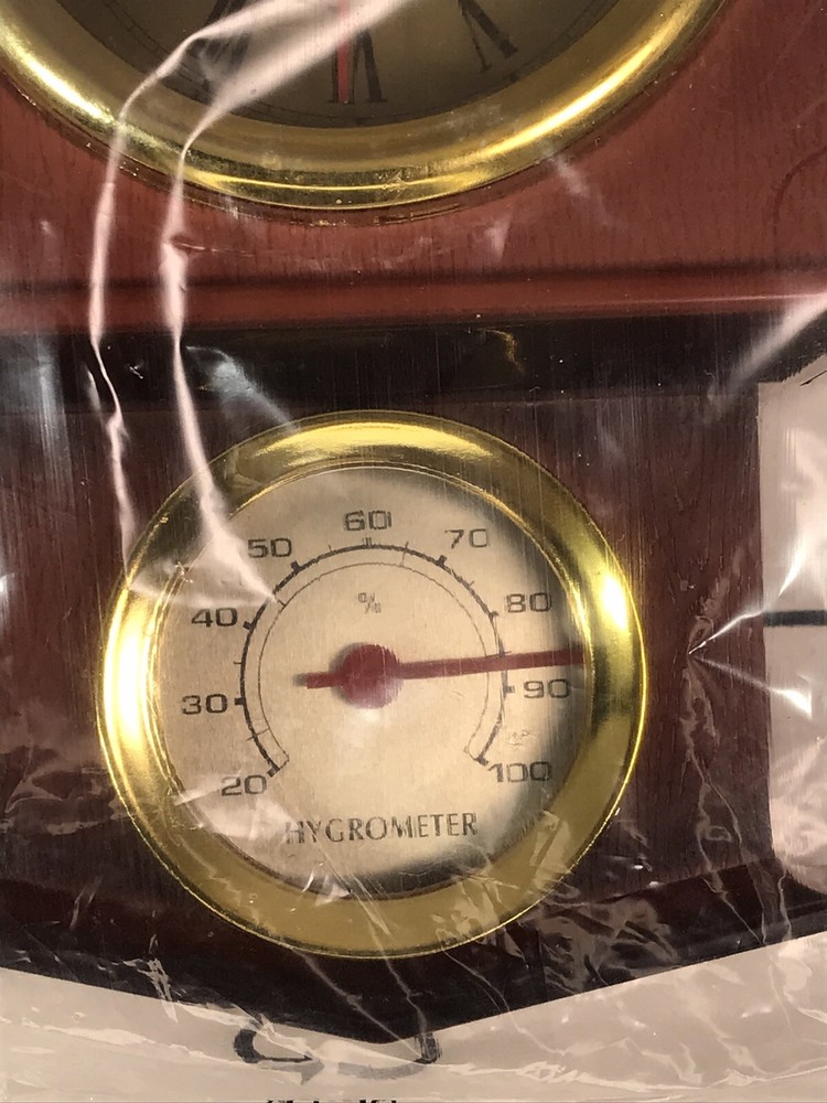 Wall Clock Thermometer Hygrometer Germany NOB