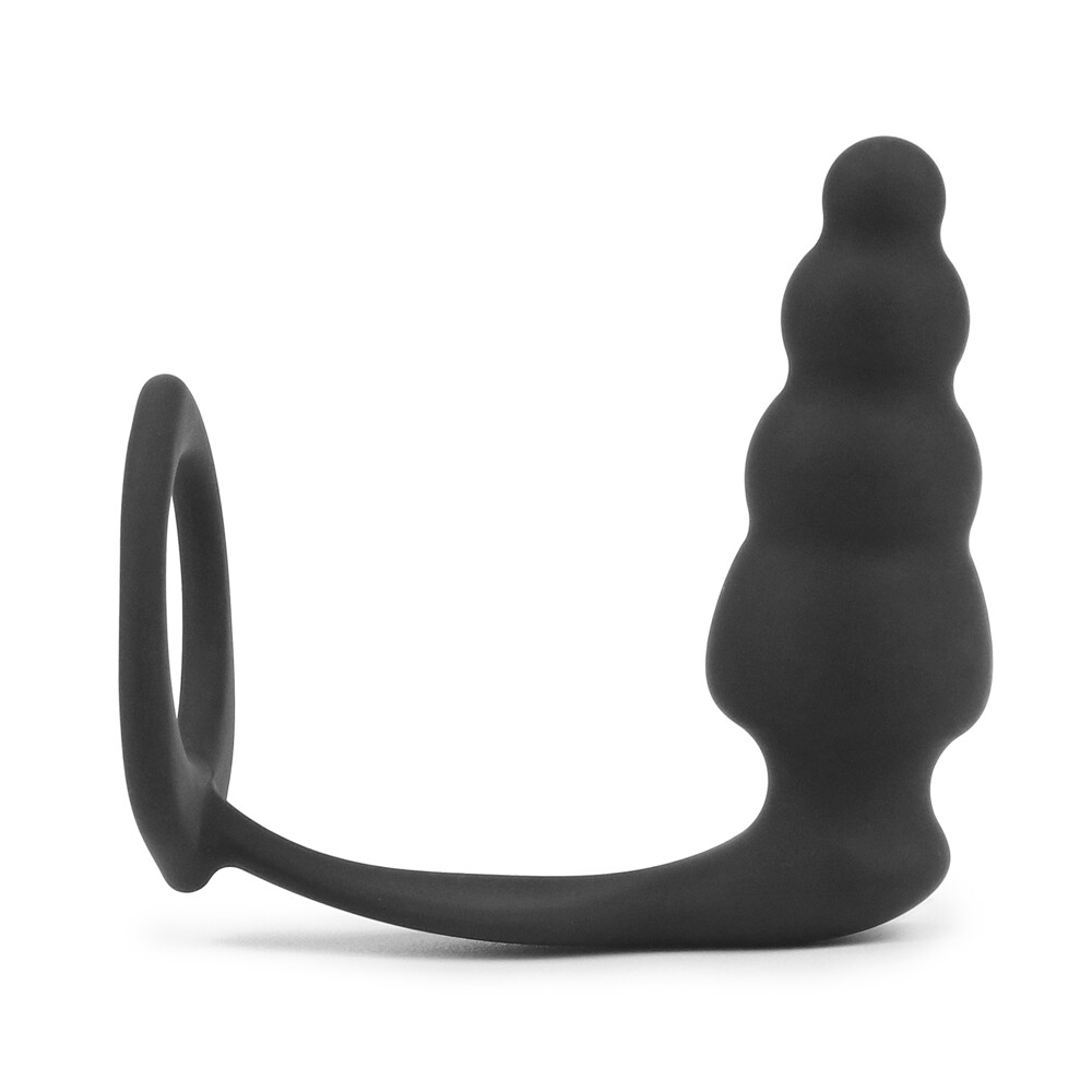 Combo Master Cockring Plug, Penis Ring & Self Anal Plug