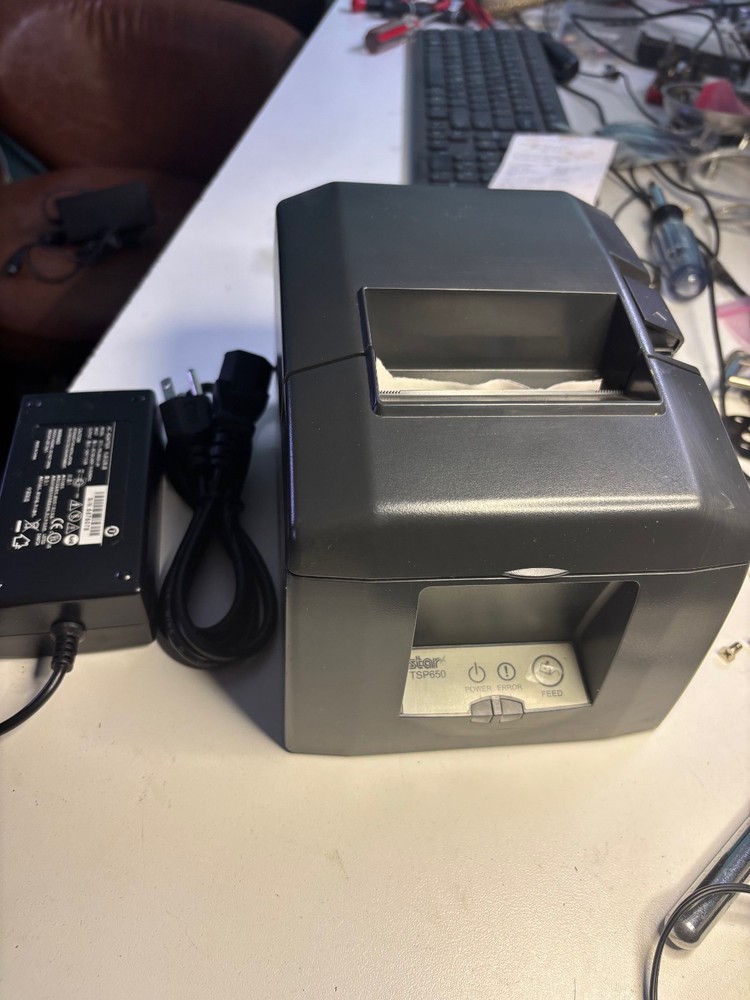 Star Micronics TSP650 Parallel Thermal Receipt Printer W/Power Cord
